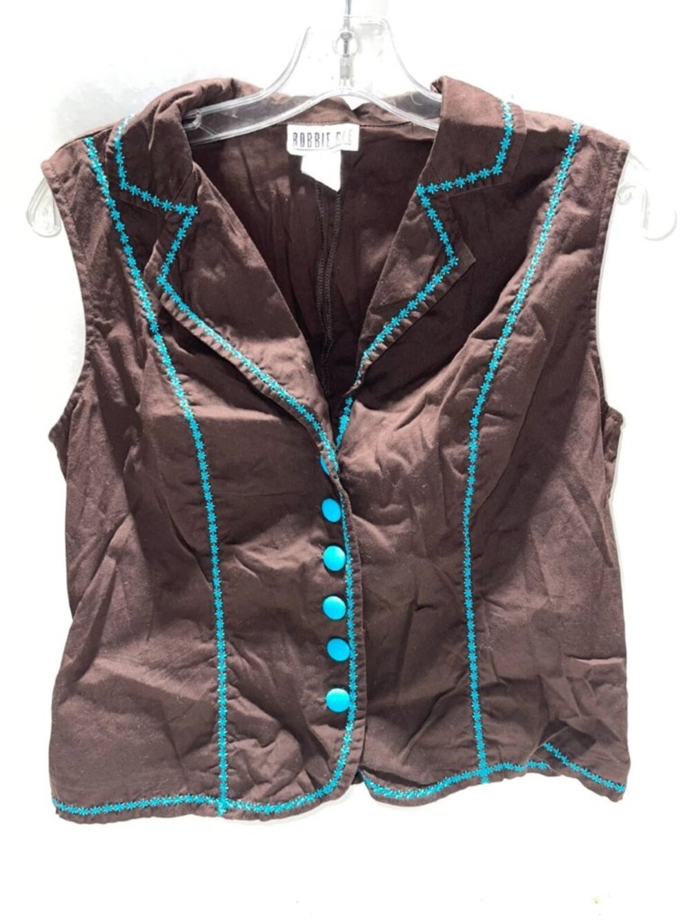 Women’s Sleeveless Button Down Top Size 8